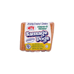 Jalapeño & Cheddar Sausage Dogs package